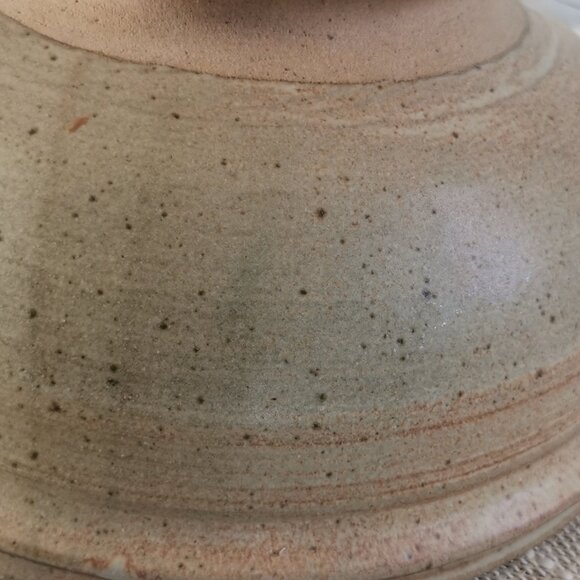 VTG Speckled Glaze Studio Art Pottery Bowl, Signed Horricks 76, 10.5" - Picture 7 of 11